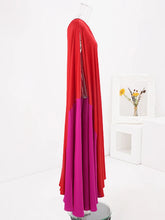 Elegant One-Sleeve Asymmetric Maxi Dress